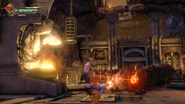 Podczas obu starć pamiętaj, że więźniów możesz chwytać by następnie nimi rzucić lub uderzyć - 17 - Komnata Męczennika | Opis przejścia | God of War Wstąpienie - God of War: Ascension - poradnik do gry