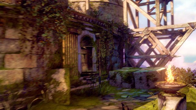 Po walce przejdź w prawo i wejdź na wyższy poziom - Droga do posągu | God of War Wstąpienie - God of War: Ascension - poradnik do gry