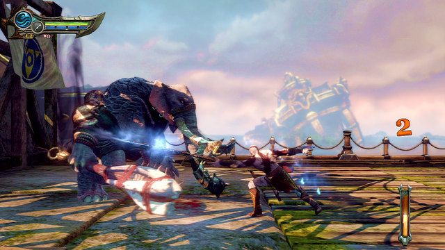 Stoczysz tu potyczkę ze słoniem uzbrojonym w maczugę - Droga do posągu | God of War Wstąpienie - God of War: Ascension - poradnik do gry