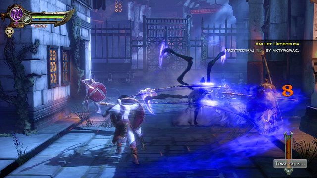 W końcu do walki przyłączy się pajęcza Furia - 20 - Rękawica Apollona | Opis przejścia | God of War Wstąpienie - God of War: Ascension - poradnik do gry