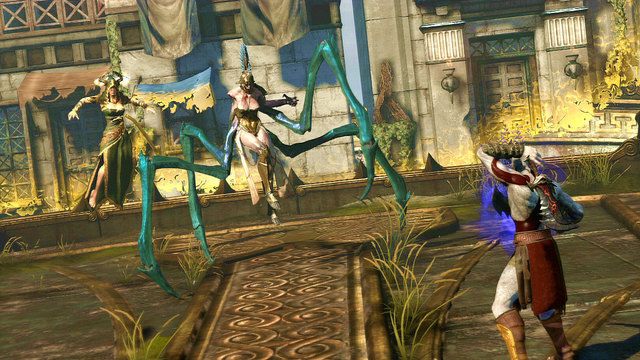 Po przejściu do kolejnej fazy staniesz do walki z obiema Furiami naraz - 20 - Rękawica Apollona | Opis przejścia | God of War Wstąpienie - God of War: Ascension - poradnik do gry