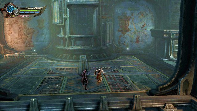 Po pozbieraniu przedmiotów przestaw dźwignię by otworzyć komin pieca i zblokuj ją tworząc swojego klona - Rozpalanie pieca | God of War Wstąpienie - God of War: Ascension - poradnik do gry