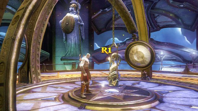 Wejdź teraz do klatki i weź oczy prawdy - 28 - Wyzwanie Archimedesa (1) | Opis przejścia | God of War Wstąpienie - God of War: Ascension - poradnik do gry