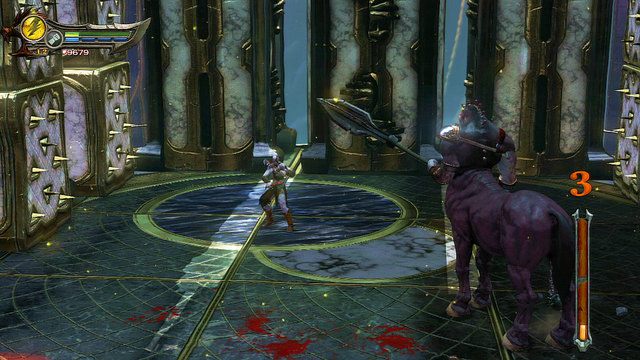 Po pokonaniu Talosa ponownie odblokuj windę by wyjechać na kolejne piętro - 28 - Wyzwanie Archimedesa (2) | Opis przejścia | God of War Wstąpienie - God of War: Ascension - poradnik do gry