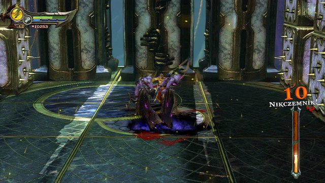 Ostatnią walkę na windzie stoczysz ze zjawami - 28 - Wyzwanie Archimedesa (2) | Opis przejścia | God of War Wstąpienie - God of War: Ascension - poradnik do gry