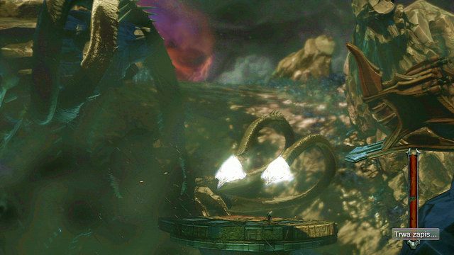 Bestia będzie również atakować mackami w parach - 30 - Komnata Alekto | Opis przejścia | God of War Wstąpienie - God of War: Ascension - poradnik do gry