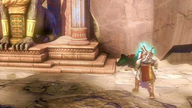Rozdział 14: Zniszczona Skrzynia 4 - Zniszczone Czerwone Skrzynie | Artefakty, Oczy Gorgony i Pióra Feniksa - God of War: Ascension - poradnik do gry
