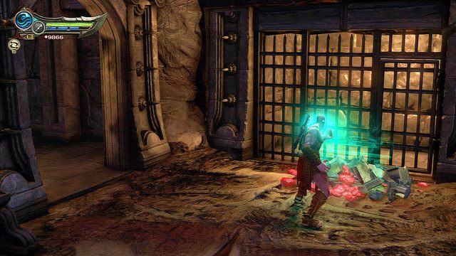 Rozdział 16: Zniszczona Skrzynia 6 - Zniszczone Czerwone Skrzynie | Artefakty, Oczy Gorgony i Pióra Feniksa - God of War: Ascension - poradnik do gry