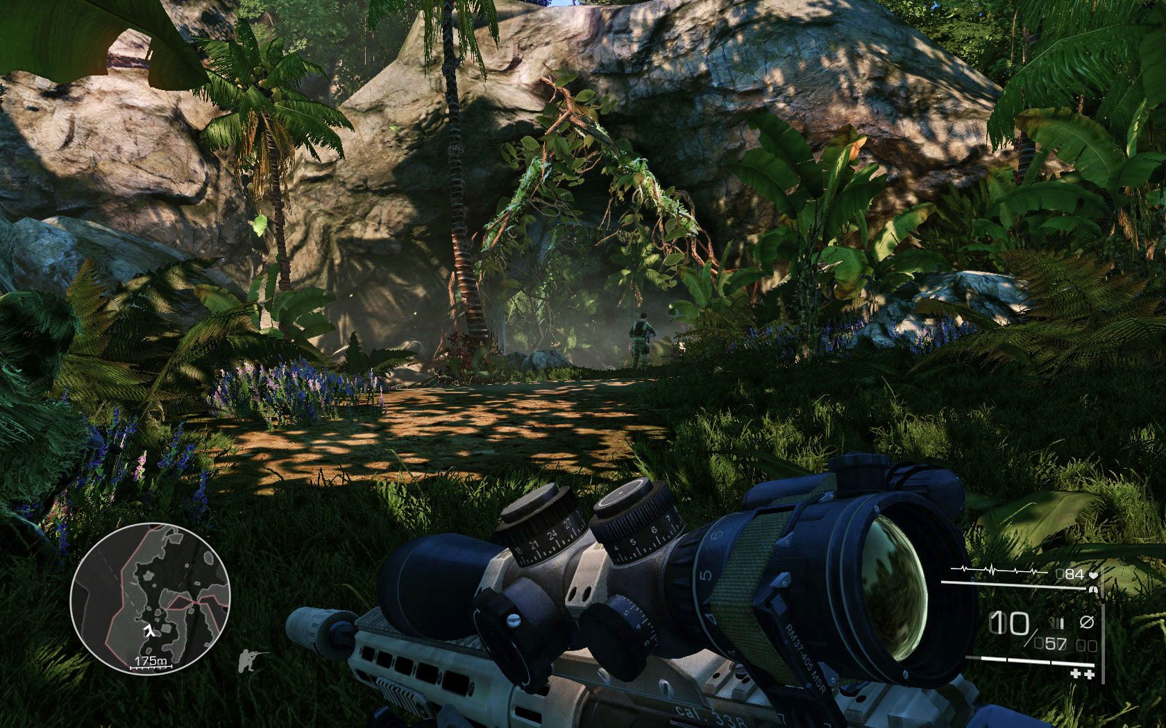 Biegnij dalej między krzakami, pozostawiając przy życiu mijany patrol - Zlikwiduj nieprzyjaciół | Akt 1 - Zanik łączności | Sniper Ghost Warrior 2 - Sniper: Ghost Warrior 2 - poradnik do gry