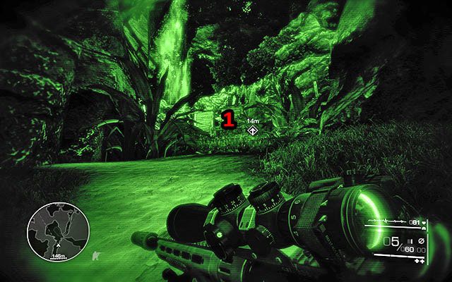 Dotrzesz do wodospadu, którego strzec będą dwaj najemnicy - Przejdź przez jaskinię na południową stronę kurortu | Akt 1 - Znikąd - Sniper: Ghost Warrior 2 - poradnik do gry