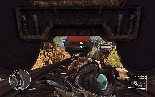 Biegnij dalej za swoim kompanem wzdłuż torów - Idź za Maddoksem | Akt 2 - Operacja Archanioł | Sniper Ghost Warrior 2 - Sniper: Ghost Warrior 2 - poradnik do gry