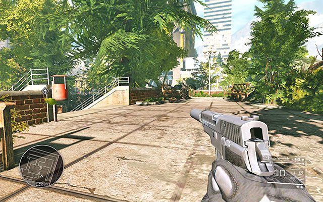 Odczekaj chwilę, aż patrol przejdzie dalej - Niezauważenie przedostań się przez park | Akt 2 - Duchy Sarajewa - Sniper: Ghost Warrior 2 - poradnik do gry