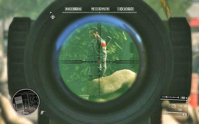 Kolejną dwójkę możesz bardzo łatwo zlikwidować poprzez zestrzelenie granatu, który trzyma przy pasie jeden z oponentów - Dotrzyj do hotelu; Zlikwiduj Carla Maddoksa | Akt 2 - Duchy Sarajewa - Sniper: Ghost Warrior 2 - poradnik do gry