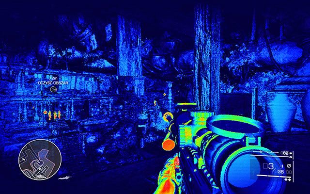Kolejnego oponenta musisz wywabić z ukrycia - strzel w dzwon po prawej stronie - Dojdź do punktu obserwacyjnego i zlikwiduj nieprzyjaciół | Akt 3 - Spalone mosty - Sniper: Ghost Warrior 2 - poradnik do gry