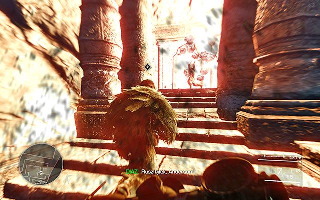 Kiedy wszystko będzie gotowe udaj się za towarzyszem w głąb jaskini, po czym zdetonuj ładunki - Podłóż C4 | Akt 3 - Spalone mosty | Sniper Ghost Warrior 2 - Sniper: Ghost Warrior 2 - poradnik do gry