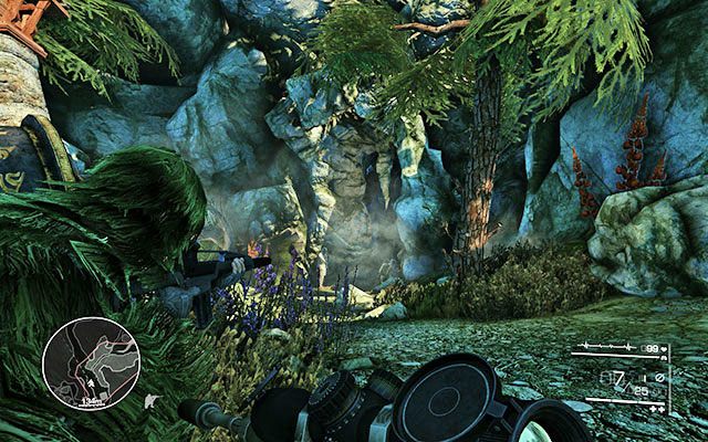 Po uporaniu się ze snajperami udaj się w dalszą wędrówkę za Diazem - Idź za Diazem i likwiduj wskazane cele #2 | Akt 3 - Zła karma - Sniper: Ghost Warrior 2 - poradnik do gry