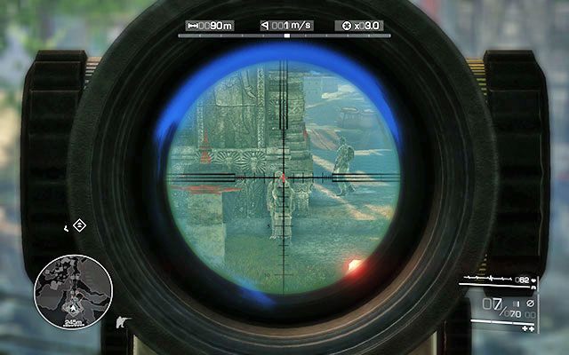 Tuż po rozpoczęciu misji udaj się za Diazem - czeka Cię niekrótka wędrówka, kresem której jest miejsce obserwacyjne na most - Idź za Diazem | Akt 3 - Żadnych niezałatwionych spraw | Sniper Ghost Warrior 2 - Sniper: Ghost Warrior 2 - poradnik do gry