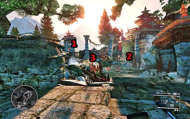 Wbiegnij do kolejnego budynku, a następnie po drabinie wyjdź na górę - Podążaj tropem Maddoksa | Akt 3 - Żadnych niezałatwionych spraw - Sniper: Ghost Warrior 2 - poradnik do gry