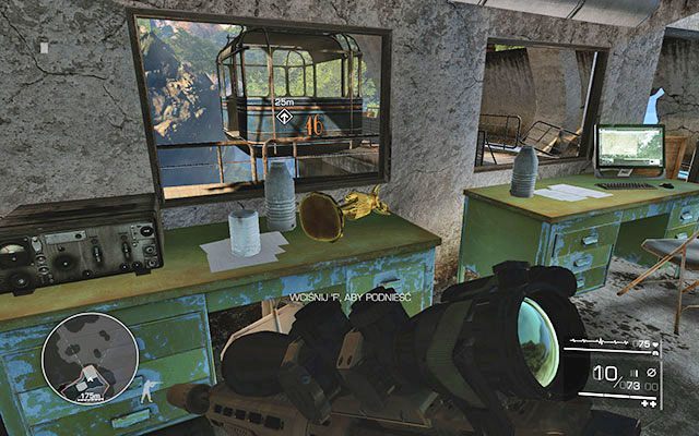 Na stoliku w pomieszczeniu kontrolnym dolnej części kolejki - Akt 1 - Wszyscy muszą wrócić | SEKRETY | Sniper Ghost Warrior 2 - Sniper: Ghost Warrior 2 - poradnik do gry