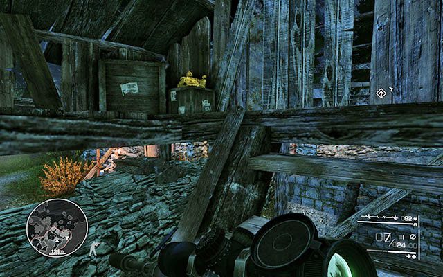 W zrujnowanym domku, który miniesz tuż przed końcem misji po zlikwidowaniu dwóch strzelców - Akt 3 - Nóż w ciemności | SEKRETY | Sniper Ghost Warrior 2 - Sniper: Ghost Warrior 2 - poradnik do gry