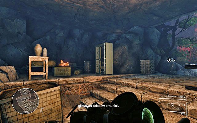 Na skrzyni po zejściu po schodach w drodze na most tuż przed ponownym zejściem się z towarzyszem - Akt 3 - Spalone mosty | SEKRETY | Sniper Ghost Warrior 2 - Sniper: Ghost Warrior 2 - poradnik do gry
