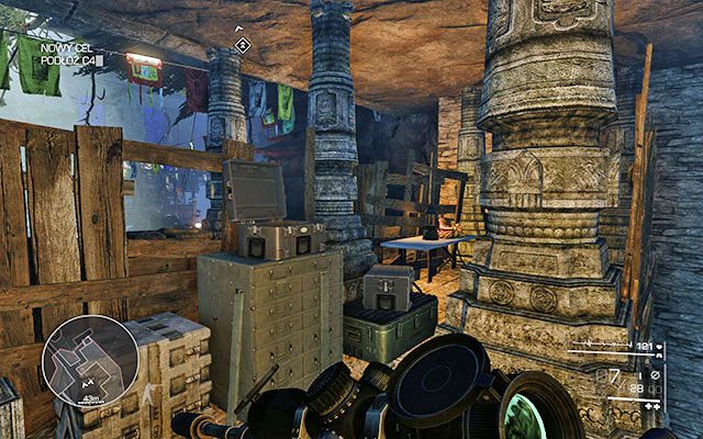 Na stoliku na piętrze w części gdzie musisz podłożyć materiały wybuchowe - Akt 3 - Spalone mosty | SEKRETY | Sniper Ghost Warrior 2 - Sniper: Ghost Warrior 2 - poradnik do gry