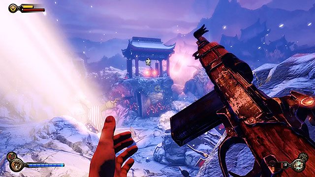 Po dotarciu na główną ekspozycję, czeka Cię kolejna potyczka z ludźmi Slatea - Pokonaj ludzi Slatea | Rozdział 9 - Sala Bohaterów | BioShock Infinite - BioShock: Infinite - poradnik do gry