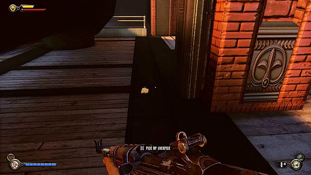 Po oczyszczeniu i przeszukaniu doków, skieruj się do tunelu niedaleko budynku z sejfem - Znajdź Elizabeth | Rozdział 13 - Doki Finkton | BioShock Infinite - BioShock: Infinite - poradnik do gry