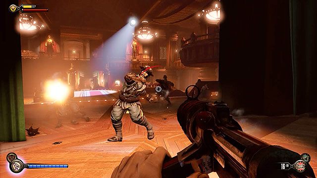 Po otworzeniu wyrwy znajdziesz się w jednej z wielu alternatywnych rzeczywistości, które przyjdzie Ci jeszcze odwiedzić - Wróć do warsztatu rusznikarza | Rozdział 18 - Klub Dobre Czasy - BioShock: Infinite - poradnik do gry