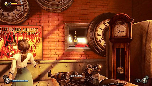 Plac Żarliwości, sklep z zegarami (po zakończeniu zadania opcjonalnego) - Rozdział 17-19 | Voksofony | BioShock Infinite - BioShock: Infinite - poradnik do gry