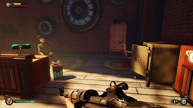 Doki Finkton, budynek tylko dla pracowników, niedaleko tunelu do Przystani Żebraka - Rozdział 13-16 | Wyposażenie | BioShock Infinite - BioShock: Infinite - poradnik do gry