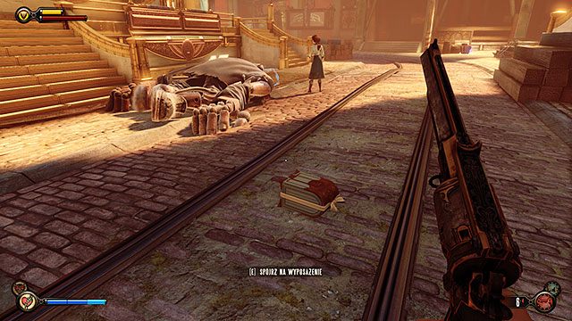 Plac Żarliwości, po walce ze Złotą Rączką, obok jego zwłok - Rozdział 17-18 | Wyposażenie | BioShock Infinite - BioShock: Infinite - poradnik do gry