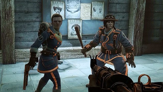 Żołnierzy od policjantów odróżnia głównie mundur, wyszkolenie i uzbrojenie - Pospolici przeciwnicy | Przeciwnicy | BioShock Infinite - BioShock: Infinite - poradnik do gry