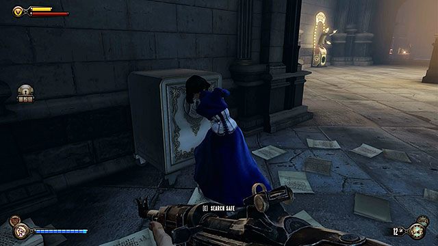 W drugiej kasie biletowej znajdziesz kolejny sejf, wymagający 3 wytrychów - Idź do domu Comstocka | Rozdział 29 - Port Dostatku | BioShock Infinite - BioShock: Infinite - poradnik do gry