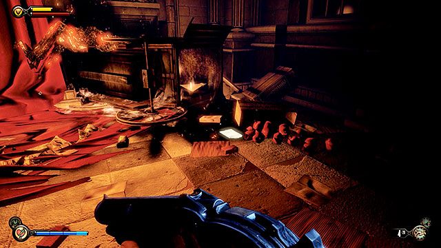 Po przeszukaniu sklepu, wejdź do ogrodów pamięci (punkt 2 na mapie) - Znajdź kryptę Lady Comstock | Rozdział 30 - Centrum Emporium | BioShock Infinite - BioShock: Infinite - poradnik do gry