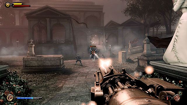 Kiedy Lady Comstock powstanie z martwych dojdzie do pierwszego starcia - Pokonaj ducha Lady Comstock | Rozdział 30 - Centrum Emporium | BioShock Infinite - BioShock: Infinite - poradnik do gry