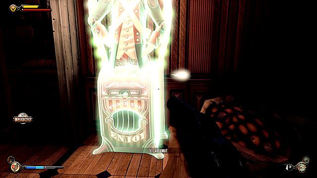 Po drugiej stronie ulicy znajduje się płonący sklep spożywczy Excelsior - Znajdź następną wyrwę | Rozdział 31 - Ogrody Pamięci | BioShock Infinite - BioShock: Infinite - poradnik do gry