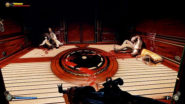 Nie zawracaj sobie głowy trzema kinetoskopami stojącymi w atrium - Znajdź następną wyrwę | Rozdział 31 - Ogrody Pamięci | BioShock Infinite - BioShock: Infinite - poradnik do gry