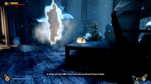 W pomieszczeniu z maskami znajdziesz m - Idź do biura dyrektora | Rozdział 33 - Atrium | BioShock Infinite - BioShock: Infinite - poradnik do gry