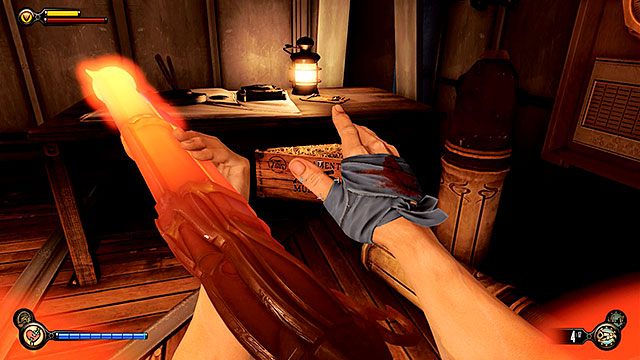 Przedzieraj się przez zastępy żołnierzy w kierunku dziobu dolnego pokładu - Znajdź drogę na górny pokład | Rozdział 37 - Pokład Hangaru | BioShock Infinite - BioShock: Infinite - poradnik do gry