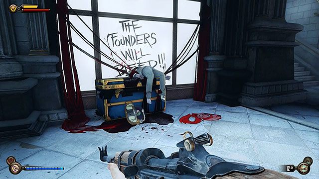 Dworzec Grand Central, obok skrzyni w korytarzu między kasami - Rozdział 29 | Voksofony | BioShock Infinite - BioShock: Infinite - poradnik do gry