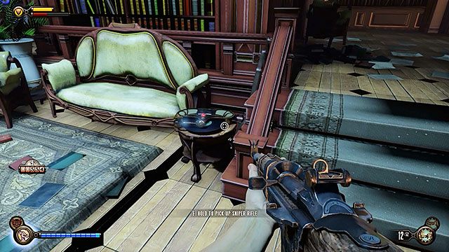 Księgi Założycieli, stolik w czytelni na niższym piętrze - Rozdział 29 | Voksofony | BioShock Infinite - BioShock: Infinite - poradnik do gry