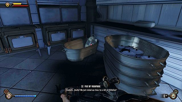 Bar Słona Ostryga, zamknięte pomieszczenie za barem (wymaga Voksofonu #56) - Rozdział 29 | Voksofony | BioShock Infinite - BioShock: Infinite - poradnik do gry