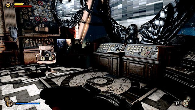 Biuro dyrektora, krzesło w obok panelu sterowania - Rozdział 32-35 | Voksofony | BioShock Infinite - BioShock: Infinite - poradnik do gry