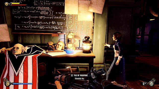 Dłoń Proroka, pomieszczenie inżynieryjne na dziobie górnego pokładu hangaru - Rozdział 36-39 | Voksofony | BioShock Infinite - BioShock: Infinite - poradnik do gry