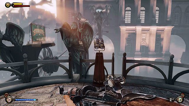 Emporium, port gondoli jadącej na Dworzec Grand Central - Rozdział 28-30 | Punkty widokowe (kinetoskopy i teleskopy) | BioShock Infinite - BioShock: Infinite - poradnik do gry