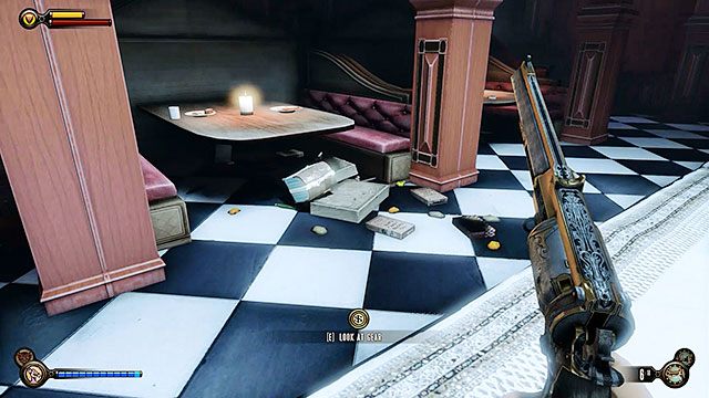 Bar Słona Ostryga, pod jednym ze stolików w lokalu - Rozdział 28-29 | Wyposażenie | BioShock Infinite - BioShock: Infinite - poradnik do gry