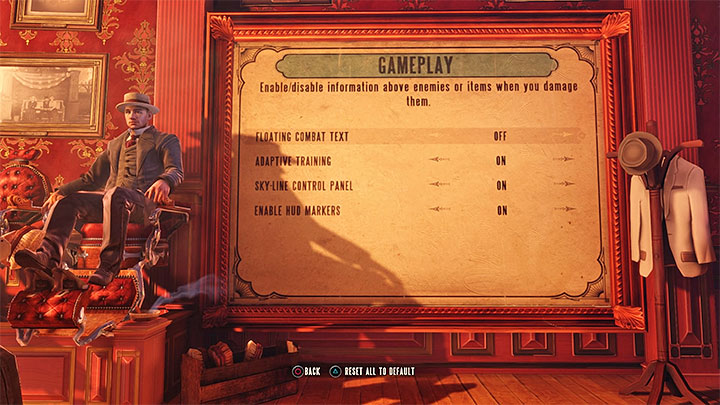 Dodatkowe ustawienia znajdują się w menu Graphics oraz Gameplay pokazanych na powyższych obrazkach - Wymagania sprzętowe Bioshock Infinite - BioShock: Infinite - poradnik do gry
