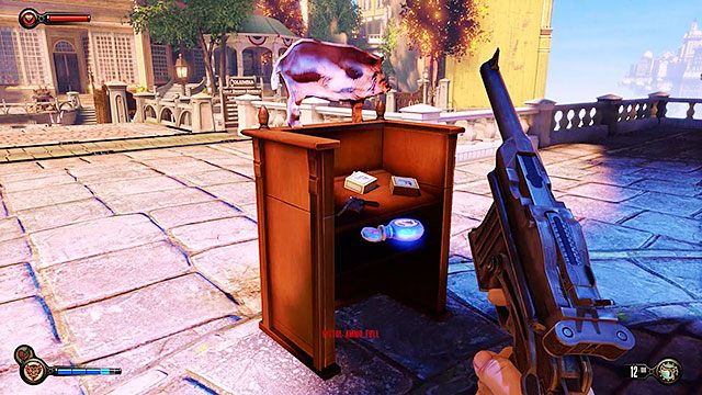 Po rozprawieniu się z przeciwnikami, przeszukaj ich ciała oraz okolicę - Przedrzyj się na Wyspę Pomnika | Rozdział 3 - Plac Loteryjny | BioShock Infinite - BioShock: Infinite - poradnik do gry