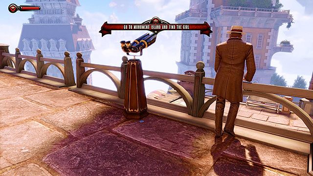 Na lewo od bramy, w której otrzymałeś telegram od Lutece - Rozdziały 2-3 | Punkty widokowe (kinetoskopy i teleskopy) | BioShock Infinite - BioShock: Infinite - poradnik do gry
